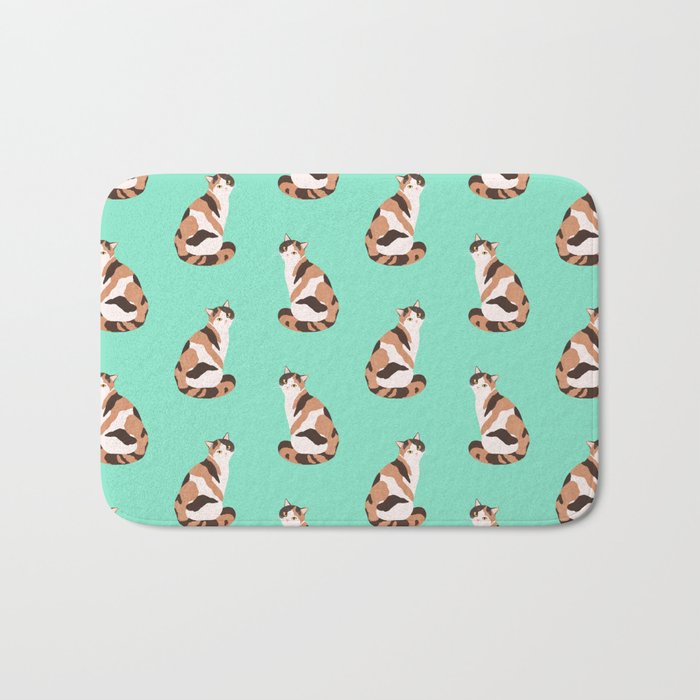 Spotted Cat Bath Mat Gallery Image 1