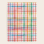  Holiday 2025 Cheerful Plaid Watercolor Gingham Poster Gallery Image 4