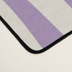 Retro Liquid Swirl Abstract Pattern Purple Pink Cream Desk Mat Gallery Image 4