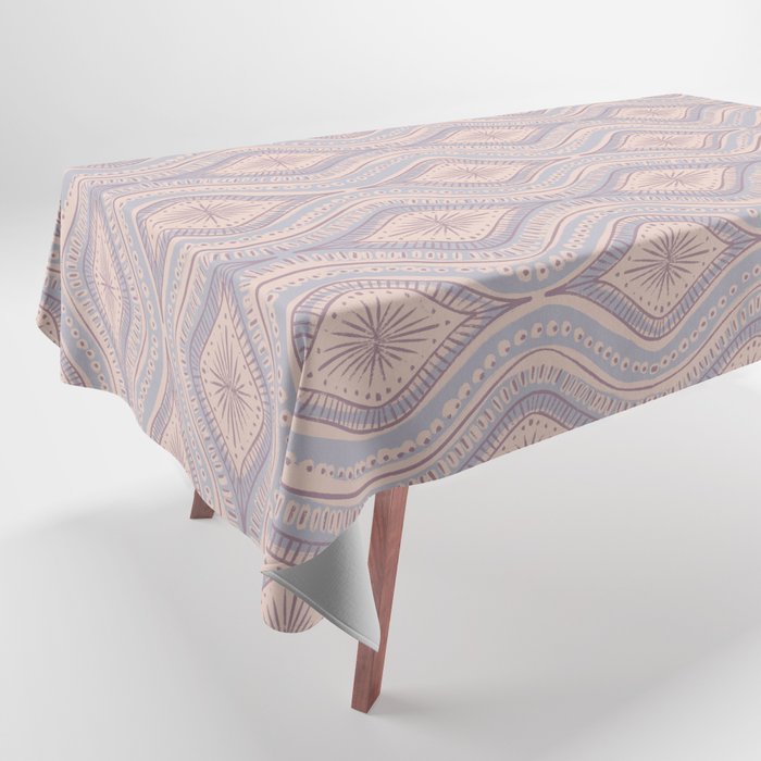 Hand-drawn Symmetrical Pattern #1 Tablecloth Gallery Image 1
