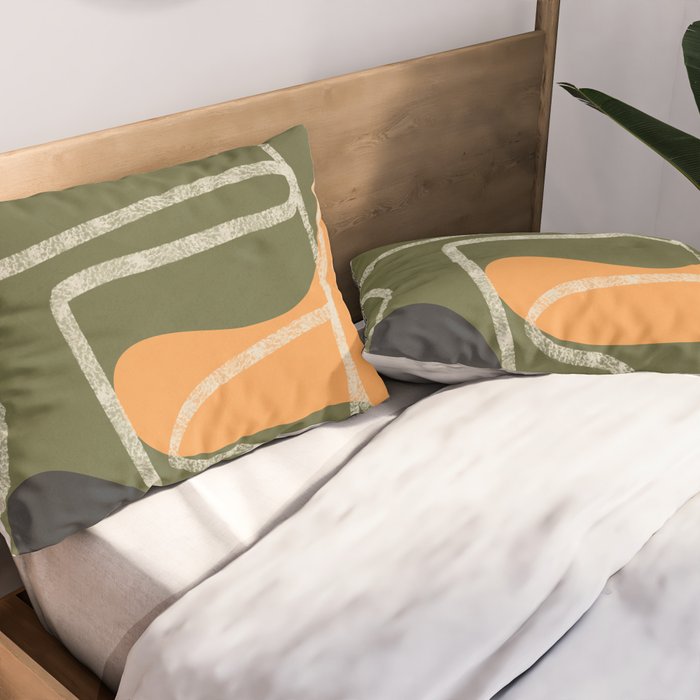 Organic Minimalist Layers 7 Pillow Sham Gallery Image 2