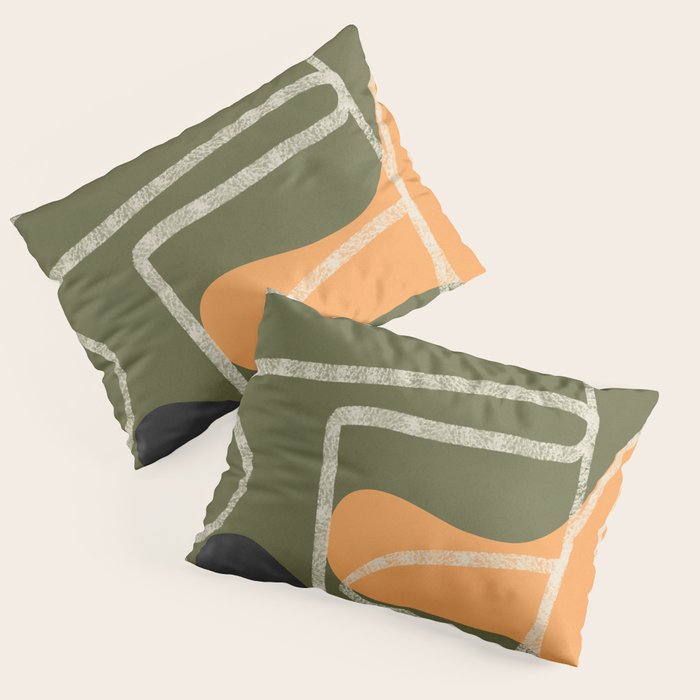 Organic Minimalist Layers 7 Pillow Sham Gallery Image 3