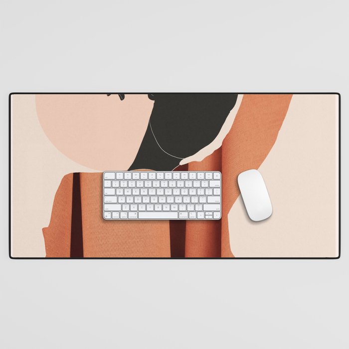 Abstract Art /Minimal Girl  5 Desk Mat Gallery Image 1