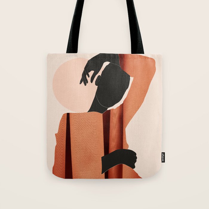 Abstract Art /Minimal Girl  5 Tote Bag Gallery Image 1