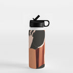 Abstract Art /Minimal Girl  5 Water Bottle Gallery Image 1