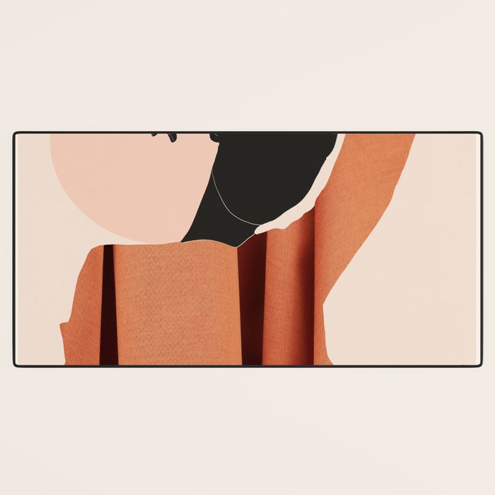 Abstract Art /Minimal Girl  5 Desk Mat Gallery Image 3