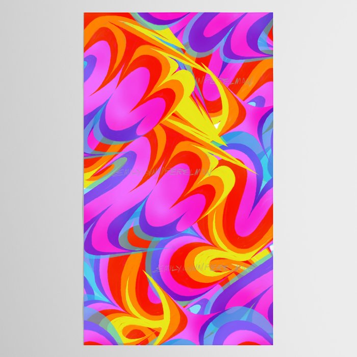 Premonitions in Color Tablecloth Gallery Image 2