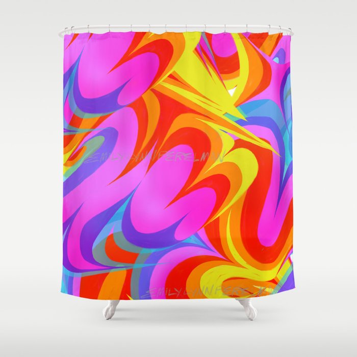Premonitions in Color Shower Curtain Gallery Image 1