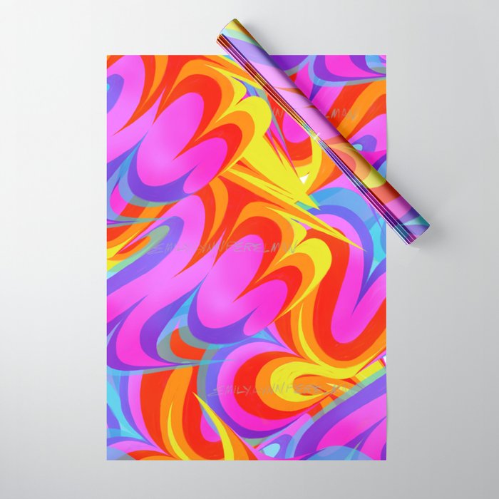 Premonitions in Color Wrapping Paper Gallery Image 1