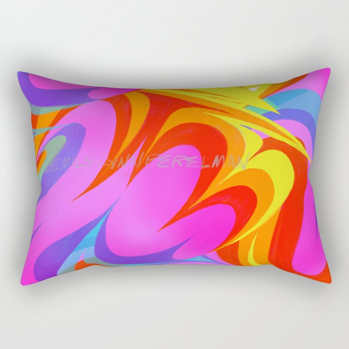 Premonitions in Color Rectangular Pillow Gallery Image 1