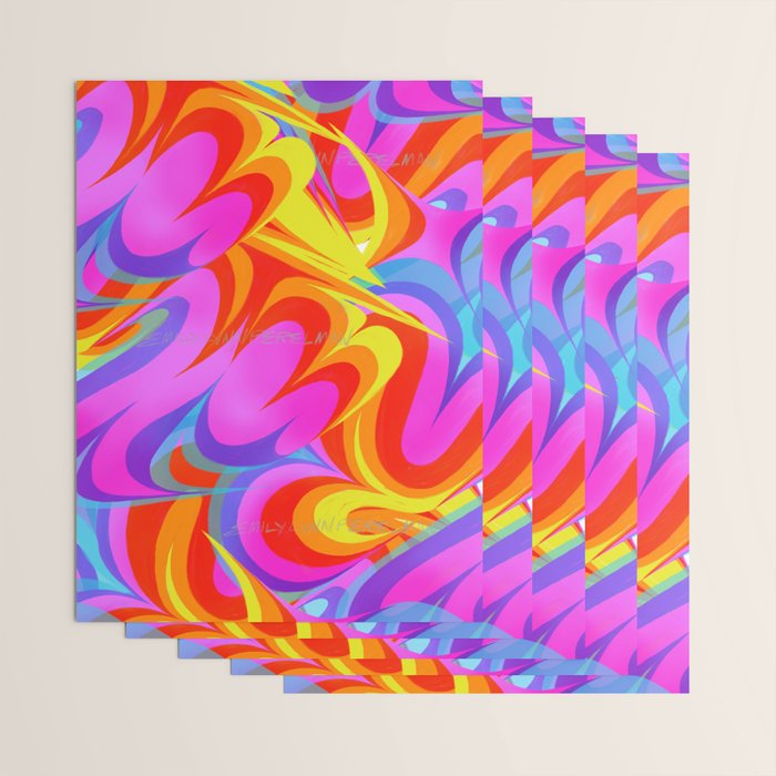 Premonitions in Color Wrapping Paper Gallery Image 3