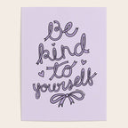 Be Kind to Yourself in Purple Poster Gallery Image 4