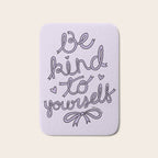 Be Kind to Yourself in Purple Bath Mat Gallery Image 1