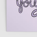 Be Kind to Yourself in Purple Poster Gallery Image 3