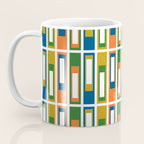 Mid Century Modern Geometric Abstract Multicolored Lexington Ave Pattern Coffee Mug Gallery Image 3