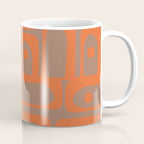 Midcentury Mod Piquet 9 Inspired by PANTONE 17 1230 Color of the Year Mocha Mousse Coffee Mug Gallery Image 1
