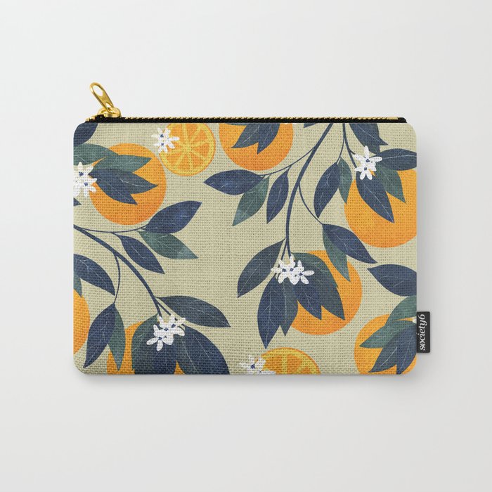 Oranges pattern Carry All Pouch Gallery Image 1