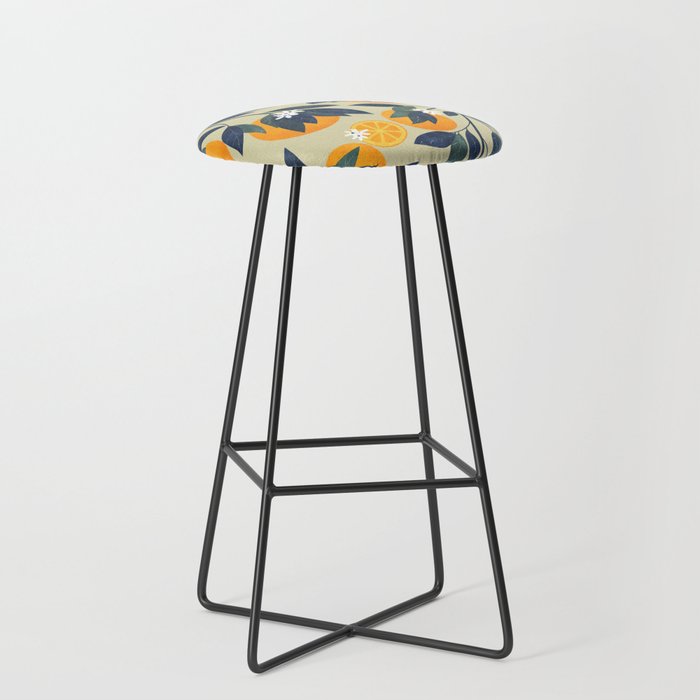 Oranges pattern Stool Gallery Image 1