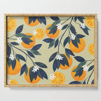 Oranges pattern Serving Tray Gallery Image 1