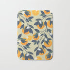 Oranges pattern Bath Mat Gallery Image 1