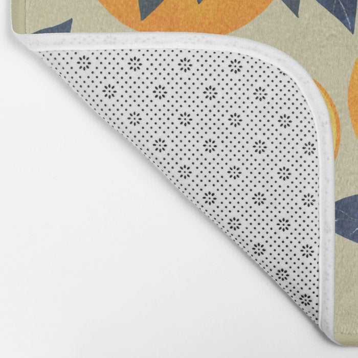Oranges pattern Bath Mat Gallery Image 2
