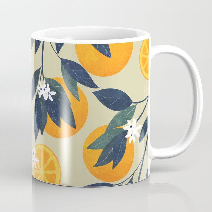 Oranges pattern Coffee Mug Gallery Image 1