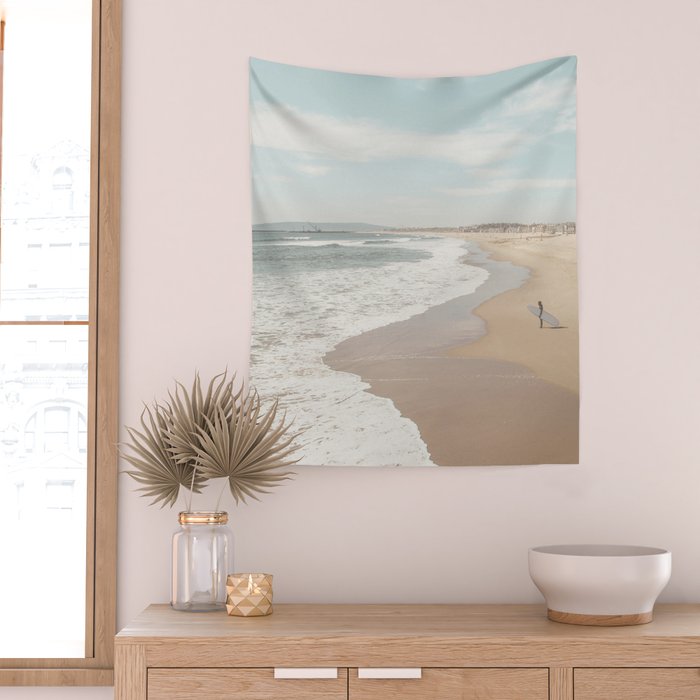 California Beach Wall Tapestry Gallery Image 2