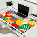 Sonia Delaunay Inspired Abstract Geometry Desk Mat Gallery Image 2