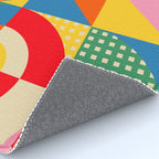Sonia Delaunay Inspired Abstract Geometry Rug Gallery Image 4