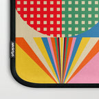 Sonia Delaunay Inspired Abstract Geometry Laptop Sleeve Gallery Image 3