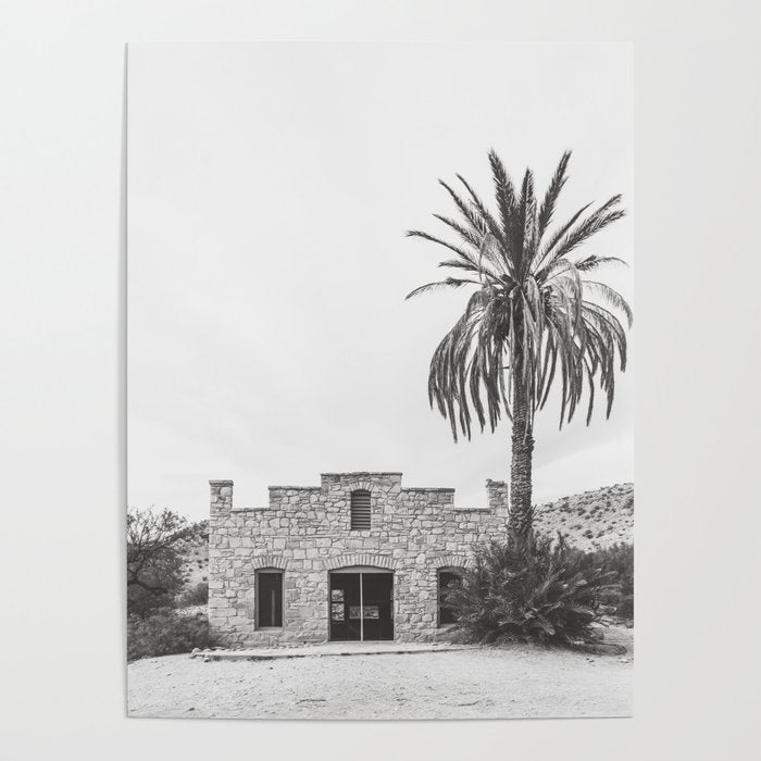 Hot Springs Black and White - Big Bend National Park Photography Poster Gallery Image 4