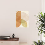 organic shapes abstract boho 4 Poster Gallery Image 2