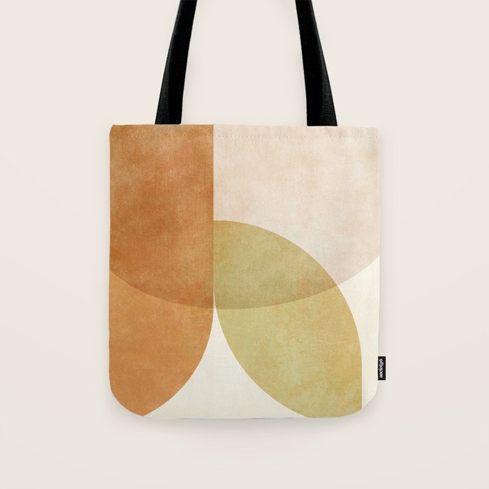 organic shapes abstract boho 4 Tote Bag Gallery Image 1
