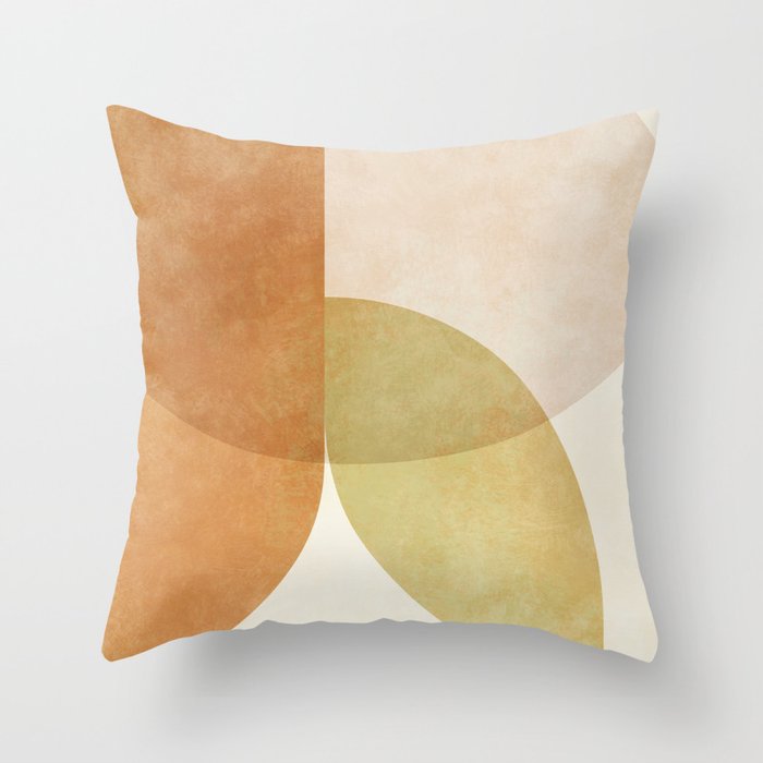 organic shapes abstract boho 4 Throw Pillow Gallery Image 6