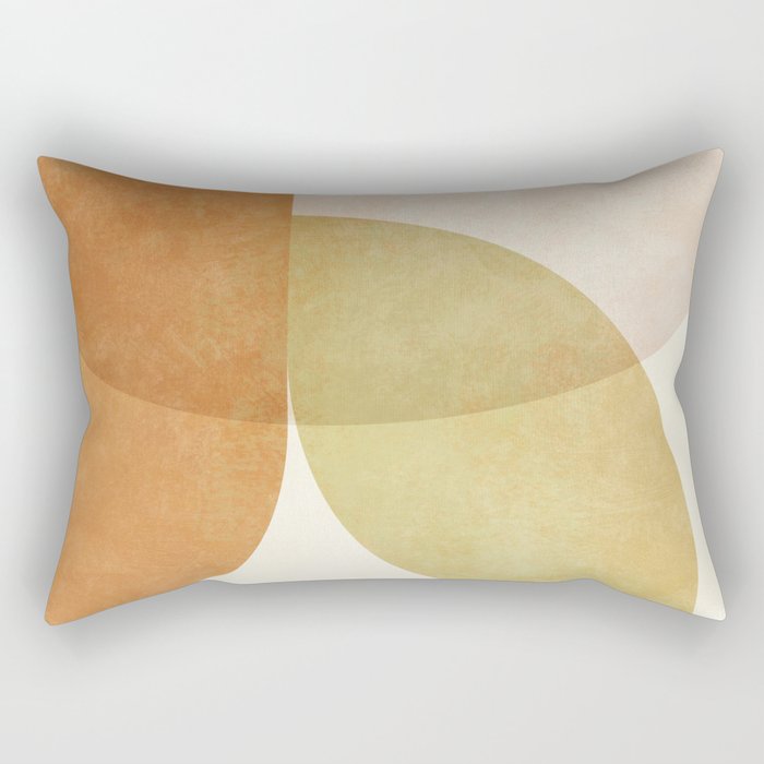 organic shapes abstract boho 4 Rectangular Pillow Gallery Image 2