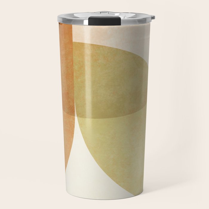organic shapes abstract boho 4 Travel Mug Gallery Image 1