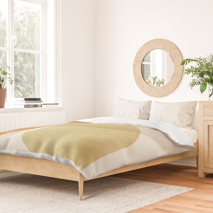 organic shapes abstract boho 4 Duvet Cover Gallery Image 2