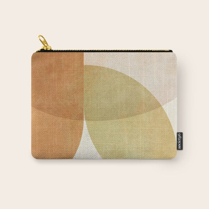 organic shapes abstract boho 4 Carry All Pouch Gallery Image 1