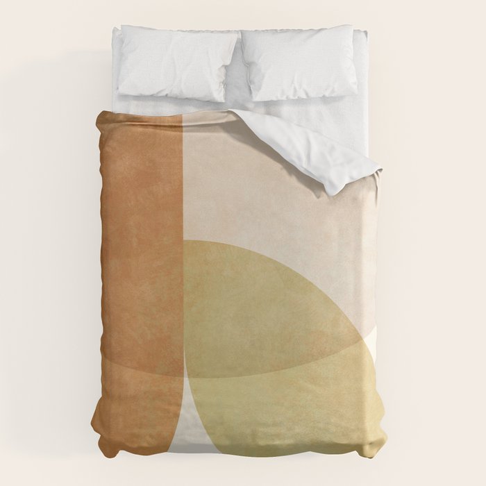 organic shapes abstract boho 4 Duvet Cover Gallery Image 1