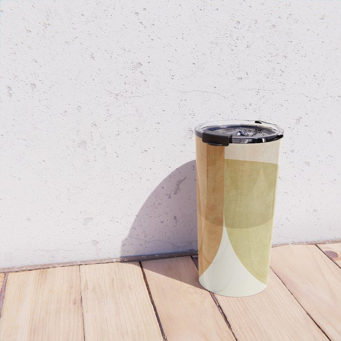organic shapes abstract boho 4 Travel Mug Gallery Image 4