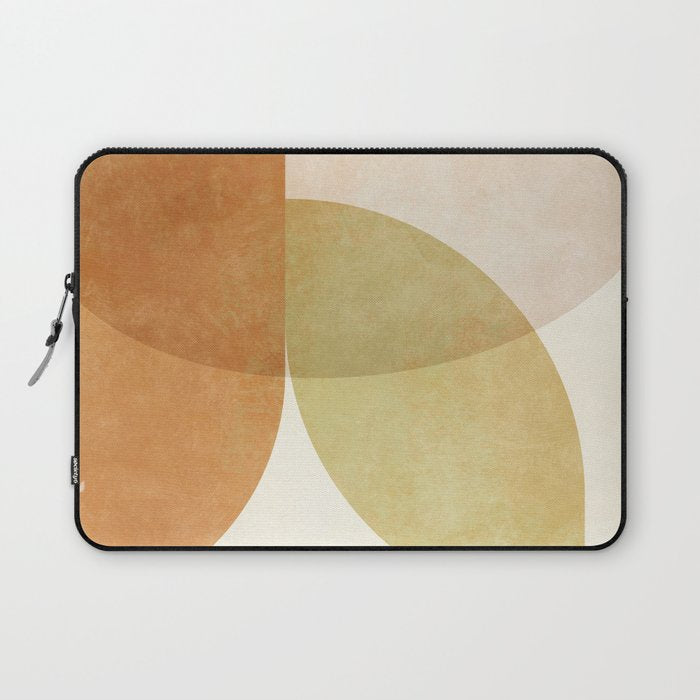 organic shapes abstract boho 4 Laptop Sleeve Gallery Image 1