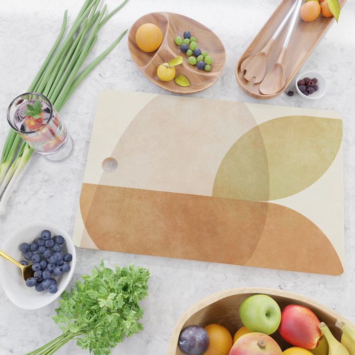 organic shapes abstract boho 4 Cutting Board Gallery Image 2
