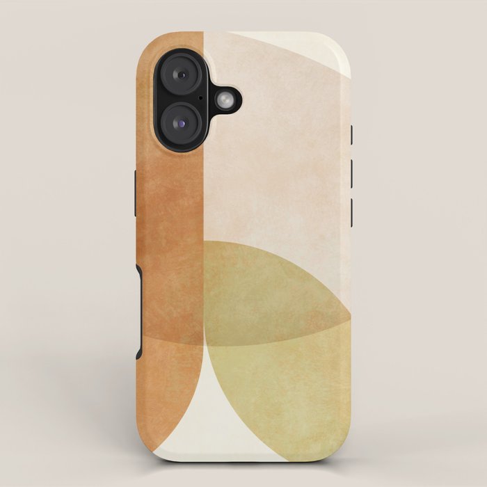 organic shapes abstract boho 4 iPhone Case Gallery Image 1