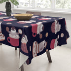 Cookie & cream & penguin Tablecloth Gallery Image 3