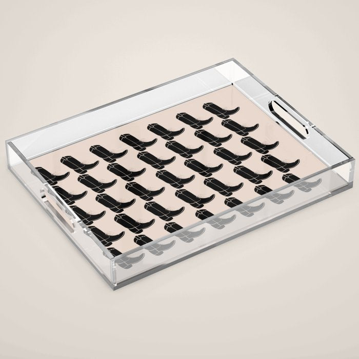 boot scoot Acrylic Tray Gallery Image 1