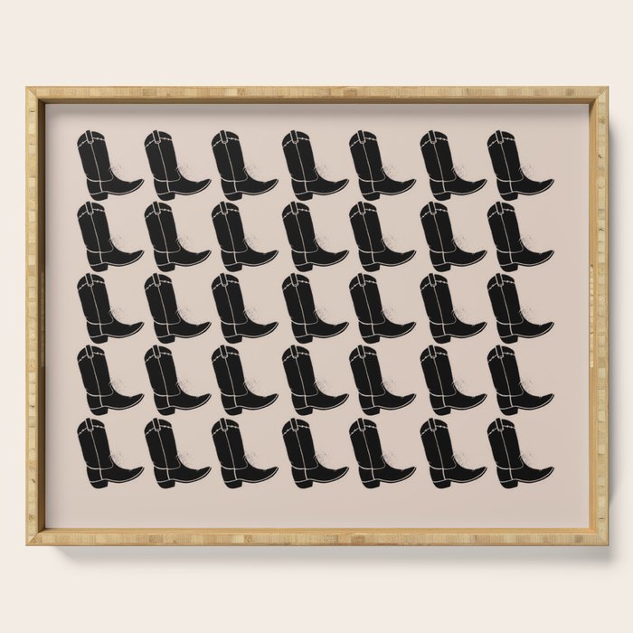 boot scoot Serving Tray Gallery Image 1
