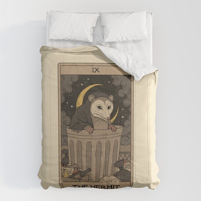 The Hermit - Possum Tarot Comforter Gallery Image 1