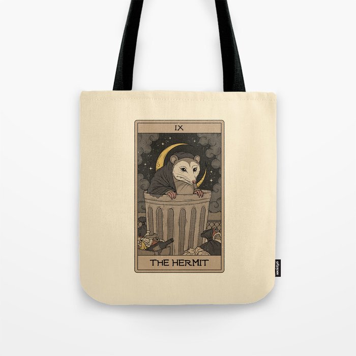 The Hermit - Possum Tarot Tote Bag Gallery Image 1