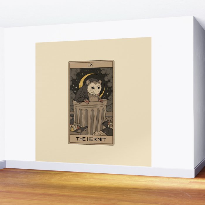 The Hermit - Possum Tarot Wall Mural Gallery Image 2