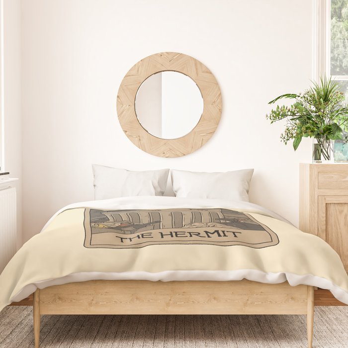 The Hermit - Possum Tarot Duvet Cover Gallery Image 3